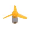 Aexit DC3V 17500RPM Electrical equipment LargeTorqueMotor 80mmDia. With 3Propeller-blades For RC Model view 4