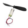Aexit 3Pcs DC Electrical equipment 1.5V 15000RPM 614 Coreless Motor w CW Propeller for RC Helicopter view 2