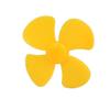 Aexit Brushless Motor Electrical equipment 4 Vanes RC Boat Airplane Propeller 2.4-inch Dia Yellow 2PCS view 2
