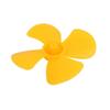 Aexit Brushless Motor Electrical equipment 4 Vanes RC Boat Airplane Propeller 2.4-inch Dia Yellow 2PCS view 3