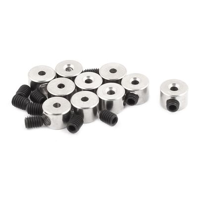 Aexit 10 Pcs Electrical equipment RC Airplane Landing Gear Wheel Stoppers 1.6mm Inner Dia 6.6x4.5mm