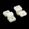 Aexit 10 PCS Electrical equipment RC Aircraft Fuselages Parts Wire Slot Nylon Landing Gear Straps Beige 20mm Long view 2