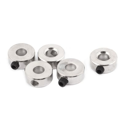 Aexit 5 Pcs Electrical equipment RC Airplane Landing Gear Wheel Stoppers 4.1mm Inner Dia 4.2x10mm w Screw