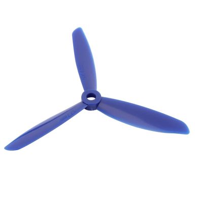 Aexit 5x4.5 Inches Electrical equipment 3-Vanes Electric RC Airplane CCW Propeller Blue w Hole Adapter