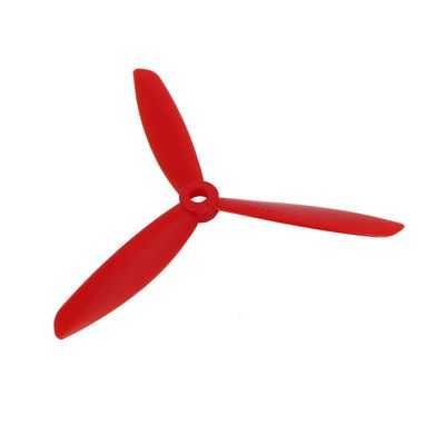 Aexit 5x4.5 Inches Electrical equipment 3-Vanes RC Airplane CW Propeller Red w Hole Adapter