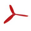 Aexit 5x4.5 Inches Electrical equipment 3-Vanes RC Airplane CW Propeller Red w Hole Adapter view 1