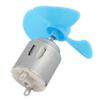 Aexit DC 3V Electrical equipment 0.05A 12500RPM Strong Force Motor 3-Vane Blue Propeller 50mmx2mm 5Pcs view 3