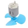 Aexit DC 3V Electrical equipment 0.05A 12500RPM Strong Force Motor 3-Vane Blue Propeller 50mmx2mm 5Pcs view 4
