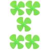 Aexit 5PCS Brushless Electrical equipment Motor 4 Vanes RC Boat Airplane Propeller 2.4-inch Dia Green view 1