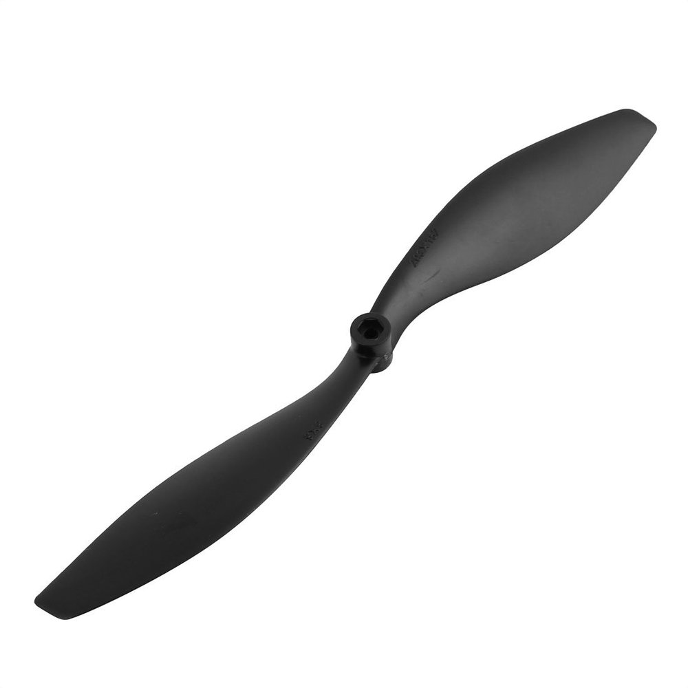 Aexit 2-vane Black Electrical equipment Plastic RC Airplane Prop Propeller Paddle 8060 Shaft Adapter Ring
