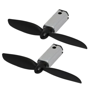 Aexit 2Pcs DC Electrical equipment 3.7V 15000RPM N50 4-Axis Motor w CCW Propeller for RC Micro Aircraft Glider