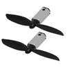 Aexit 2Pcs DC Electrical equipment 3.7V 15000RPM N50 4-Axis Motor w CCW Propeller for RC Micro Aircraft Glider view 1