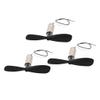 Aexit 3Pcs DC Electrical equipment 4.5V 40000RPM 716 Coreless Motor w CW Propeller for RC Helicopter view 1