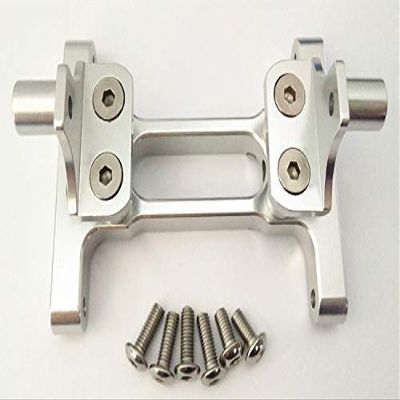 Aluminum Rear Chassis Mount Silver for Tamiya 1/14 Truck King HAULE Globe Liner Ford AEROMAX Scania R620
