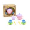 Green Toys Tea for Two - 10 Piece Pretend Play, Motor Skills, Language & Communication Kids Role Play Toy. No BPA, phthalates, PVC. Dishwasher Safe, Recycled Plastic, Made in USA. view 3