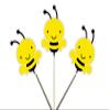 12 Count- Bumble Bee Cupcake Toppers, Bee Cupcake Toppers, Bumble Bee Birthday, Bumble Bee Party, Bumble Bee Cake Toppers, Bumble Bee Baby Shower, Bumble Bee Party Supplies, Bumble Bee Decorations view 1