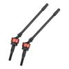 Steel Front Axle CVD Drive Shaft Driving Shaft Compatible with 1/10 Axial SCX10 90046 90047 Upgrade Spare Parts Hop-Up 105mm Long, Cojoys, 2-Pack view 1