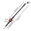 Steel Front Axle CVD Drive Shaft Driving Shaft Compatible with 1/10 Axial SCX10 90046 90047 Upgrade Spare Parts Hop-Up 105mm Long, Cojoys, 2-Pack view 2