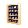 flag connections Lockable 30 Military Challenge Coin, Poker Chip, Sports Coin Display Case Cabinet, Glass Door, Coin30-OA view 1