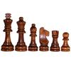 ASNEY Wooden Chess Pieces, Tournament Staunton Wood Chessmen Pieces Only, 3.15 King Figures Chess Game Pawns Figurine Pieces, Includes Storage Bag view 3
