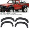 Dilwe RC Flares, 4 Pcs RC Rubber Wheels Flares for TF2 1/10 Scale Remote Control Crawler Car Accessory view 2