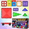 Magnetic Tiles Building Blocks Toy - STEM Educational Magnet Set for Kids, Creativity Preschool Learning Sensory Montessori Toddler Toys for Boys & Girls 3+ Years Old - 57PC view 3