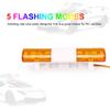 RC Car Alarming Light,WONFAST RC Model LED Police Night Light Bar Flash Lamp Compatible with 1/10 1/8 RC Model Car for HSP Tamiya CC01 Axial SCX10(Yellow) view 3