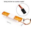 RC Car Alarming Light,WONFAST RC Model LED Police Night Light Bar Flash Lamp Compatible with 1/10 1/8 RC Model Car for HSP Tamiya CC01 Axial SCX10(Yellow) view 4