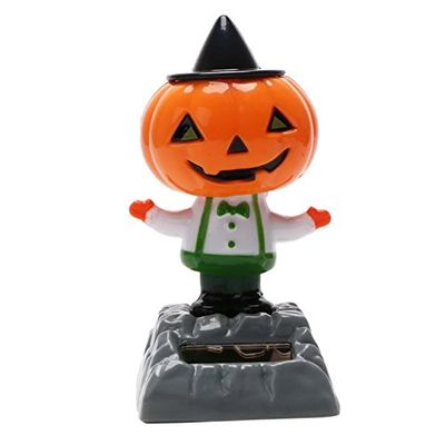 Zereff Toy Car Decoration Ornaments Bobble Dancer Interior Accessories Halloween Shook Head Doll Car Ornaments for Car and Motorcycle - (Color Name: C)