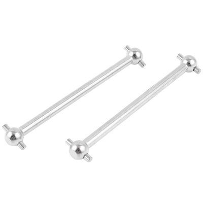 Aexit 2Pcs 02003 Electrical equipment Steel Dogbones 61mm Long for 94123/94122 RC 1/10 Model Cars