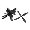 Aexit 5PCS 10 Electrical equipment x 8.25 Black 4-Vane Propellers Prop for 3.17mm Dia Shaft Motor view 1