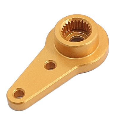 Aexit One Way Electrical equipment RC Servo Steering CNC Aluminium Horn Rocker Arm 26 x 13 x 6mm