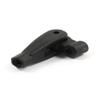 Aexit 2pairs RC Electrical equipment Airplane Parts Black Plastic Clevis w Arms M3 M2 x L24mm view 2