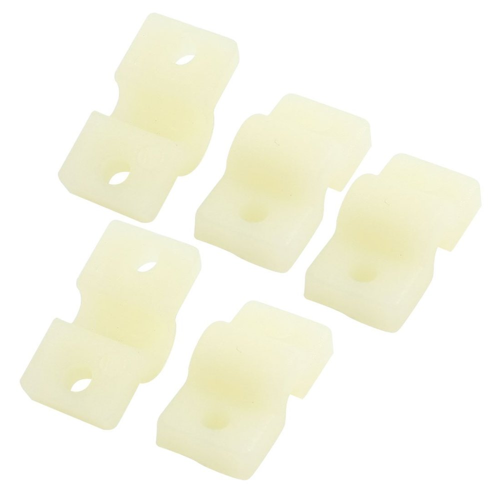 Aexit 5PCS RC Electrical equipment Aircraft Spare Part 4mm Dia Wire Slot Nylon Landing Gear Strap
