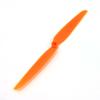 Aexit Orange Plastic Electrical equipment 2 Vane 3mm Dia Hole 7035 RC Airplane Propeller view 1