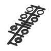 Aexit Black 15 Electrical equipment x 8E Electric Fly Propeller Prop for RC Airplane Helicopter Aircraft Motor Shaft view 2