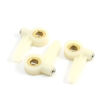 Aexit 3pcs RC Electrical equipment Aircraft DIY One Way 5.5mm Dia 34mm Length Landing Gear Rocker Arm