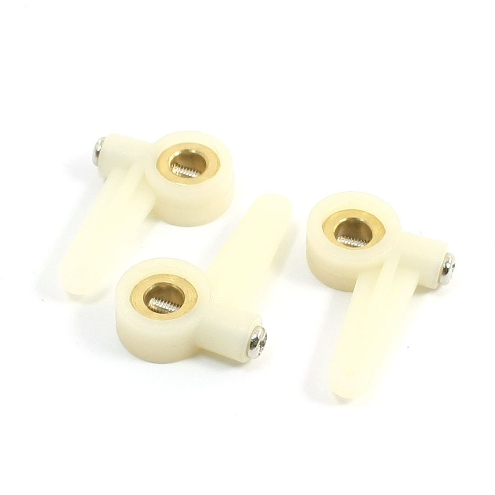 Aexit 3pcs RC Electrical equipment Aircraft DIY One Way 5.5mm Dia 34mm Length Landing Gear Rocker Arm