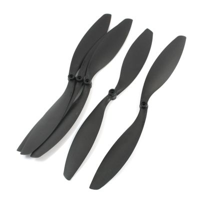 Aexit 5pcs DIY Electrical equipment Assembly Black Plastic Prop Propeller 1147 for RC Model Airplane