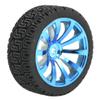Aexit RC Smart Electrical equipment Cars Truck Spare Parts Blue 12mm Hub 1:10 Drift Wheel Tire view 1
