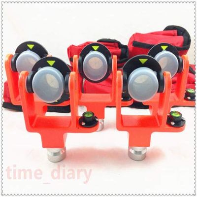 5PCS Side Bubble All Metal MINI Prism for Topcon Sokkia Nikon Total Station