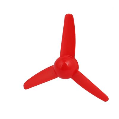 Aexit Brushless Motor Electrical equipment 3 Vanes RC Boat Airplane Propeller DIY 80mm Dia Red
