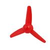 Aexit Brushless Motor Electrical equipment 3 Vanes RC Boat Airplane Propeller DIY 80mm Dia Red view 1
