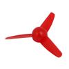 Aexit Brushless Motor Electrical equipment 3 Vanes RC Boat Airplane Propeller DIY 80mm Dia Red view 2