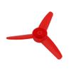 Aexit Brushless Motor Electrical equipment 3 Vanes RC Boat Airplane Propeller DIY 80mm Dia Red view 3