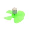 Aexit DC 3V Electrical equipment 9000RPM High Torque Motor 4 Vanes Propeller Green for RC Boat Airplane view 3