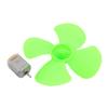 Aexit DC 3V Electrical equipment 9000RPM High Torque Motor 4 Vanes Propeller Green for RC Boat Airplane view 4
