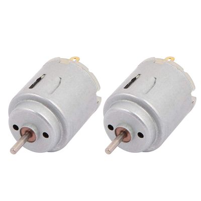 Aexit 2pcs R140 Electrical equipment DC9V Mini Electric Motor High Speed 18000RPM for RC Model