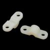 Aexit 10 Pcs Electrical equipment RC Aircraft Spare Part 2mm Dia Wire Slot Nylon Landing Gear Strap 20mm x 7mm x 6mm view 2