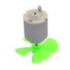 Aexit 2pcs DC Electrical equipment 3V 0.13A 17200RPM Strong Force Motor 4 Vanes 40mm Green Propeller for RC Aircraft view 4